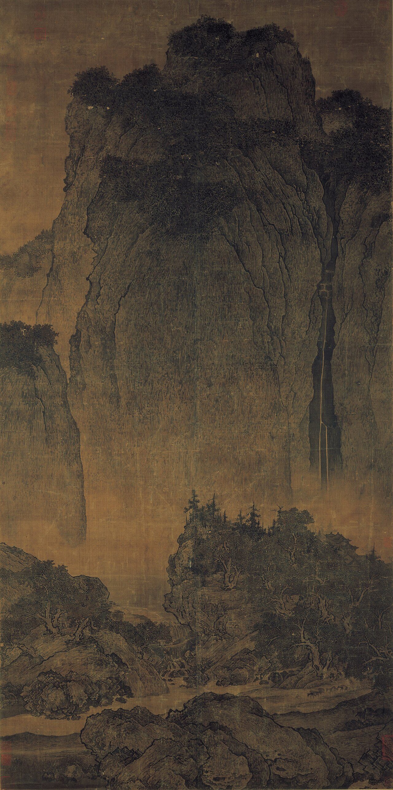 范宽·溪山行旅图